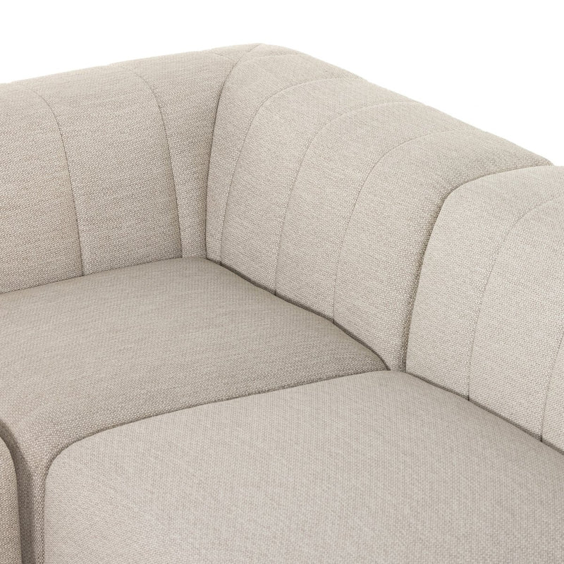 Gwen Outdoor 5-Piece Sectional - Faye Sand