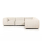Gwen Outdoor 5-Piece Sectional - Faye Sand