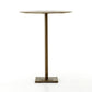 Fannin Bar + Counter Table - Acid Etched Aged Brass