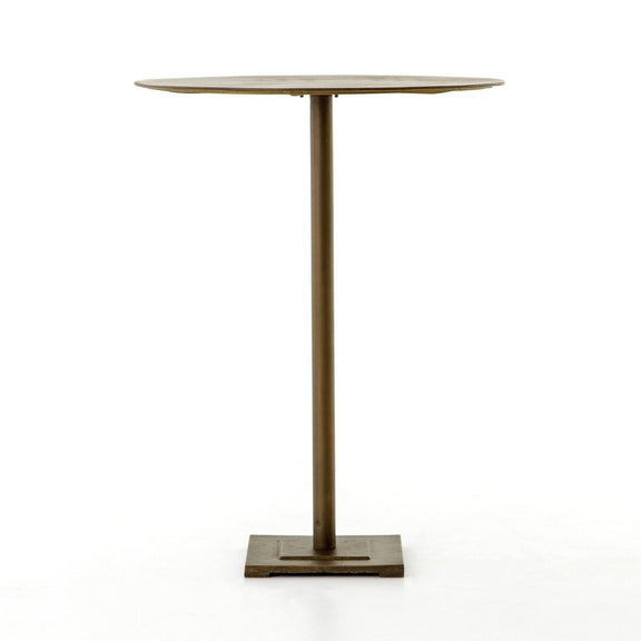 Fannin Bar + Counter Table - Acid Etched Aged Brass