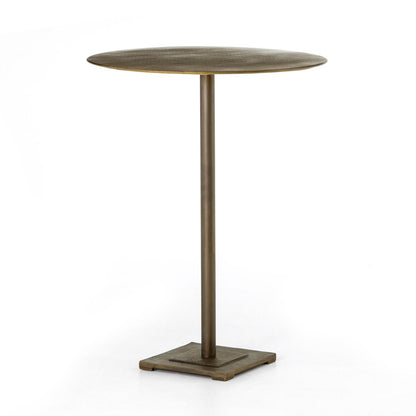 Fannin Bar + Counter Table - Acid Etched Aged Brass