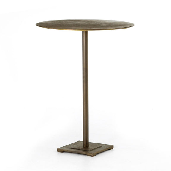 Fannin Bar + Counter Table - Acid Etched Aged Brass
