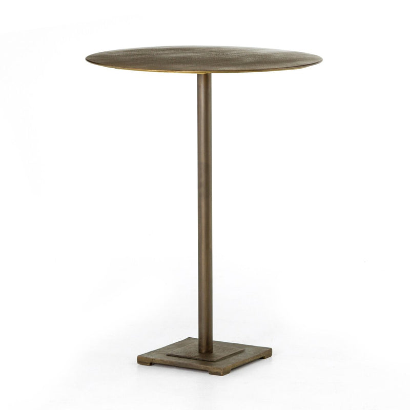 Fannin Bar + Counter Table - Acid Etched Aged Brass