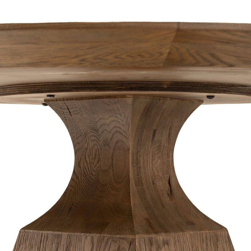 Sargon Dining Table - Honed White Marble