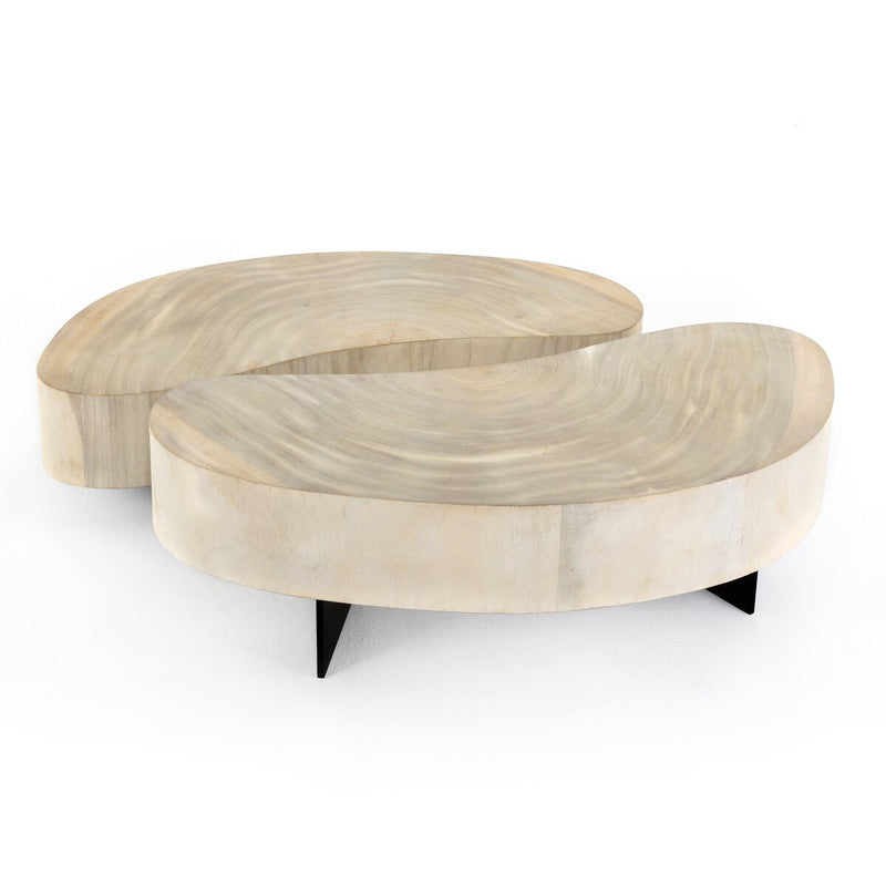 Avett Coffee Table Set - Bleached Guanacaste