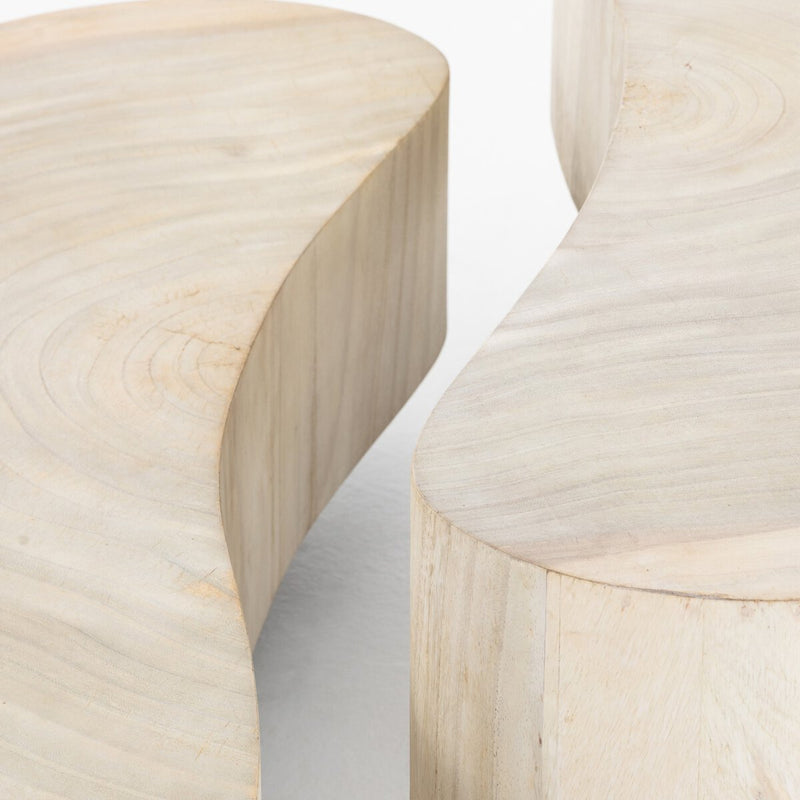 Avett Coffee Table Set - Bleached Guanacaste