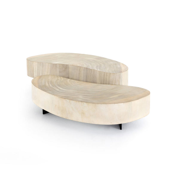 Avett Coffee Table Set - Bleached Guanacaste