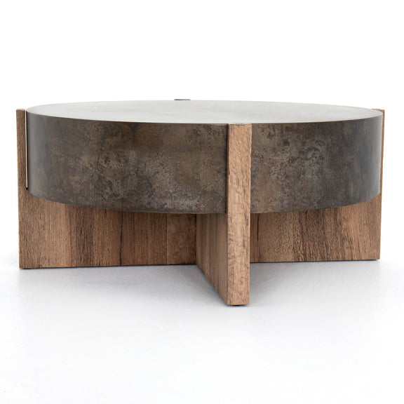 Bingham Coffee Table - Distressed Iron