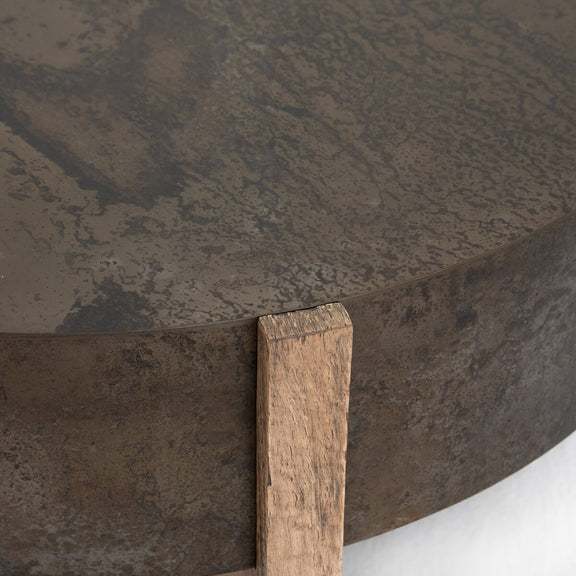 Bingham Coffee Table - Distressed Iron