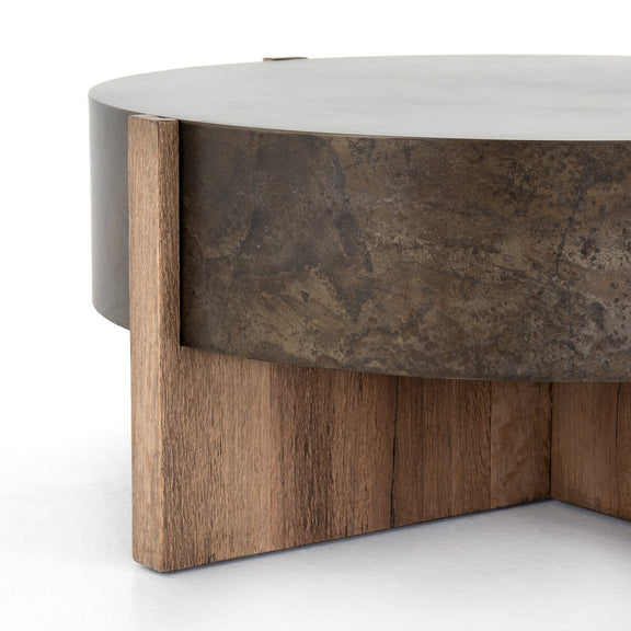 Bingham Coffee Table - Distressed Iron