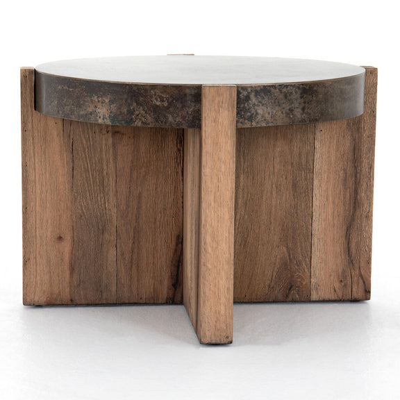 Bingham End Table - Distressed Iron