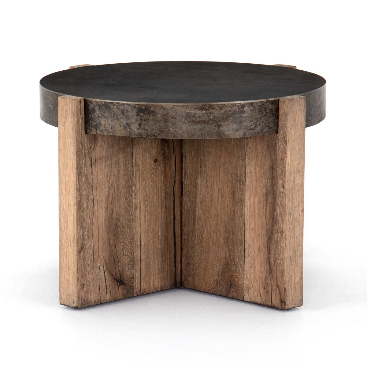 Bingham End Table - Distressed Iron