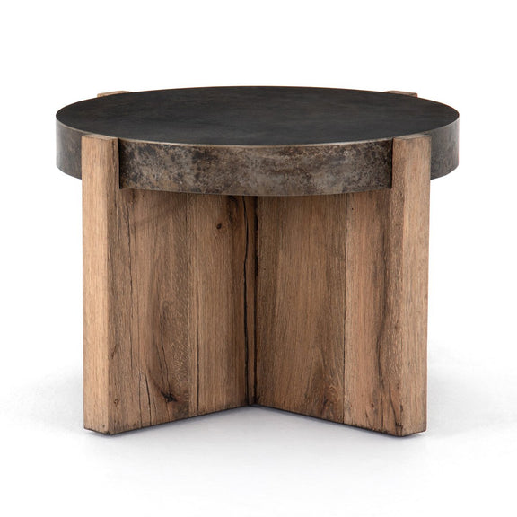 Bingham End Table - Distressed Iron