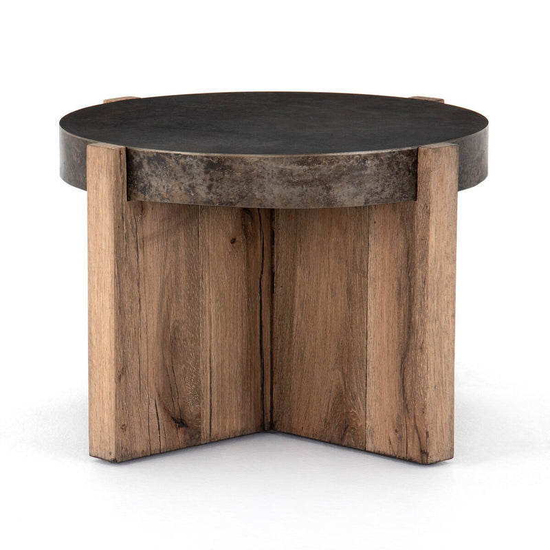Bingham End Table - Distressed Iron