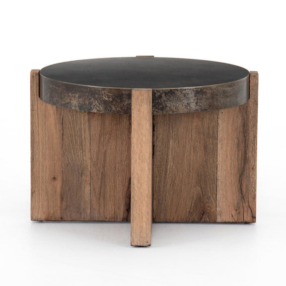 Bingham End Table - Distressed Iron