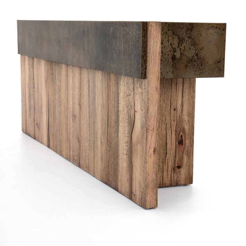 Bingham Console Table - Distressed Iron