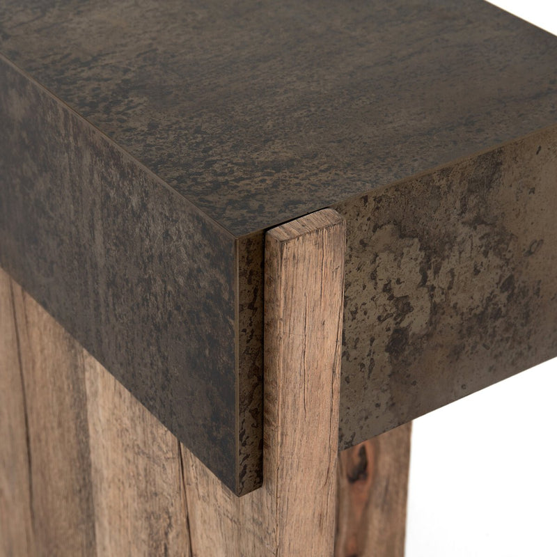 Bingham Console Table - Distressed Iron