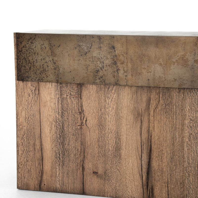 Bingham Console Table - Distressed Iron