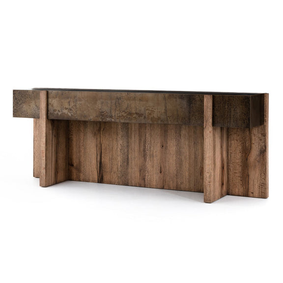 Bingham Console Table - Distressed Iron