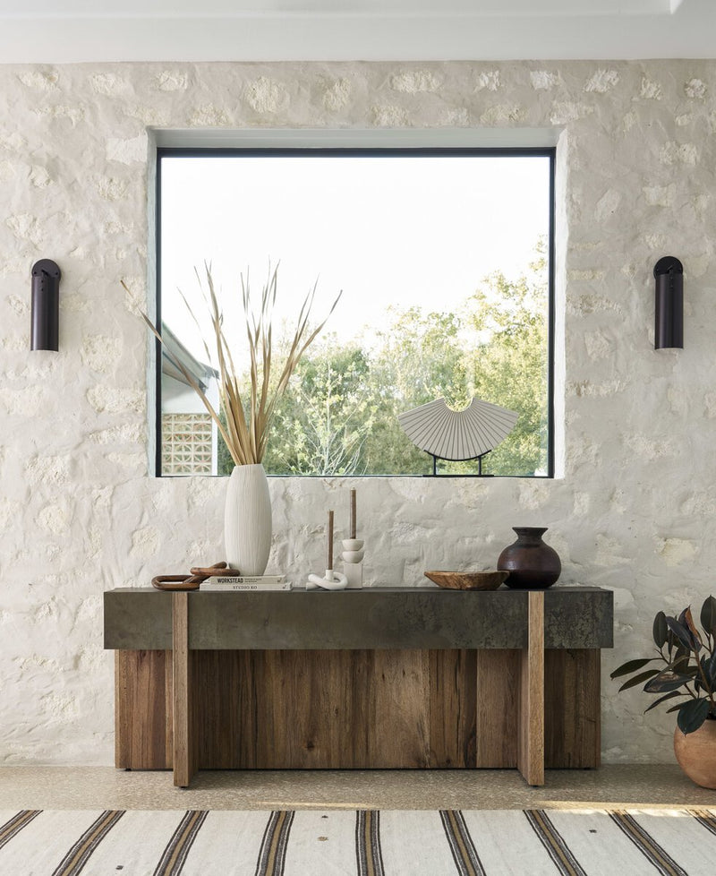 Bingham Console Table - Distressed Iron
