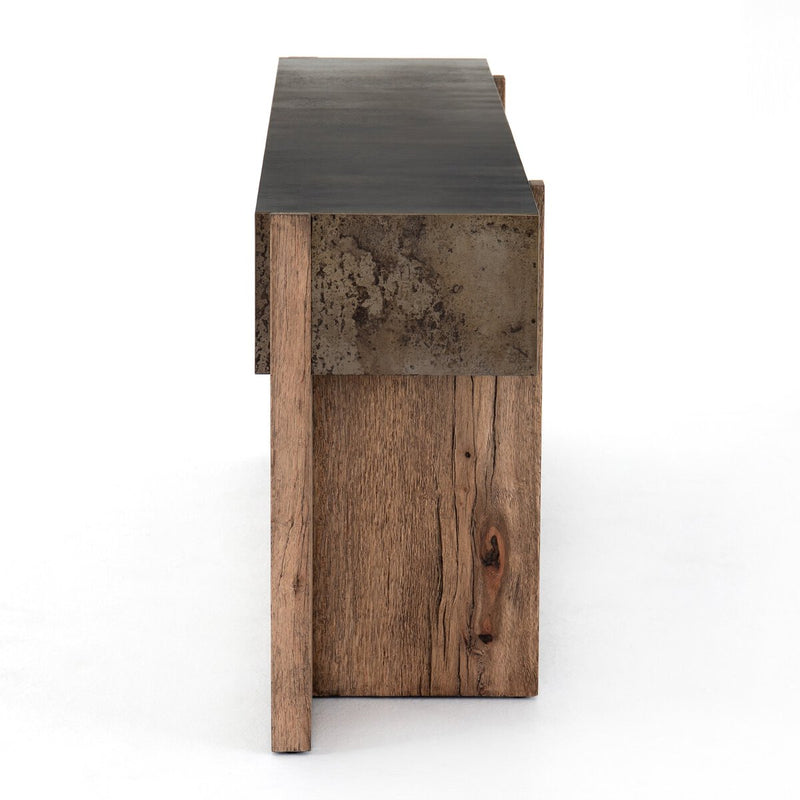 Bingham Console Table - Distressed Iron
