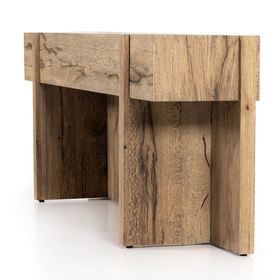 Bingham Console Table - Rustic Oak Veneer
