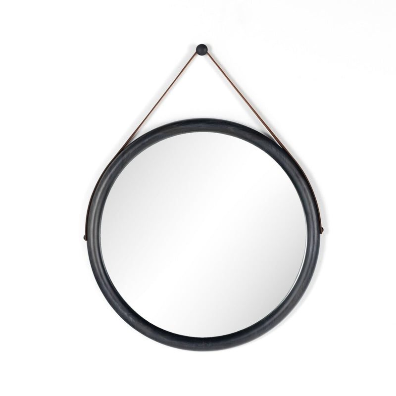 Des Mirror - Black Wash Poplar