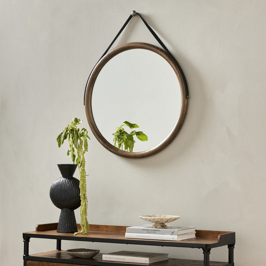 Des Mirror - Auburn Poplar