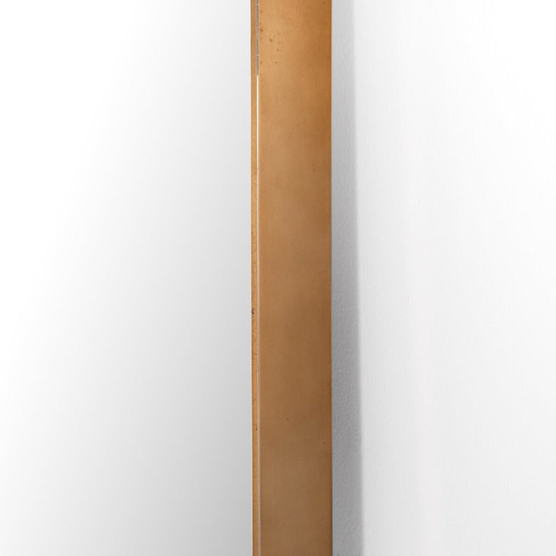 Georgina Floor Mirror - Polished Brass