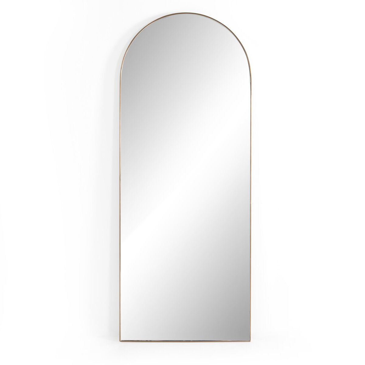 Georgina Floor Mirror - Polished Brass