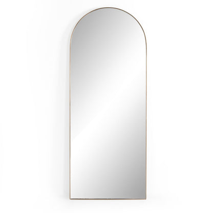 Georgina Floor Mirror - Polished Brass