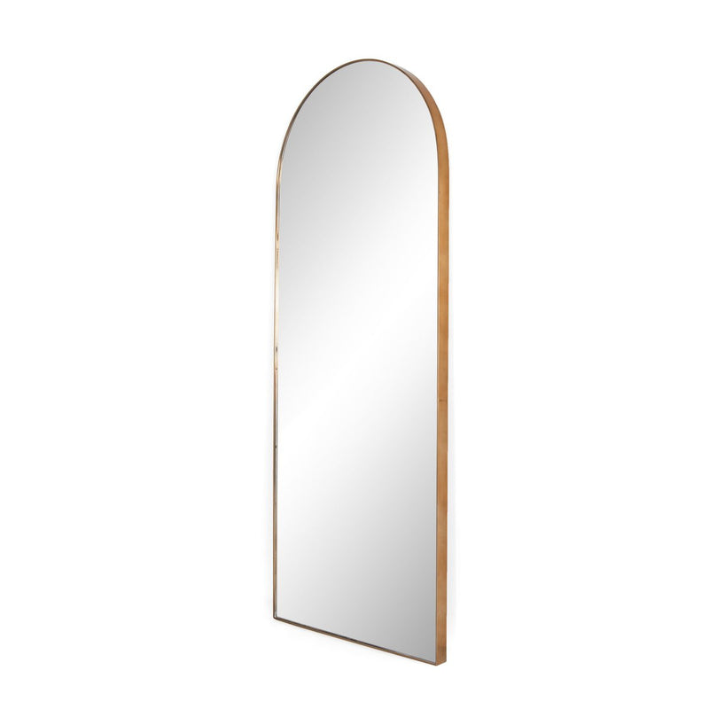 Georgina Floor Mirror - Polished Brass