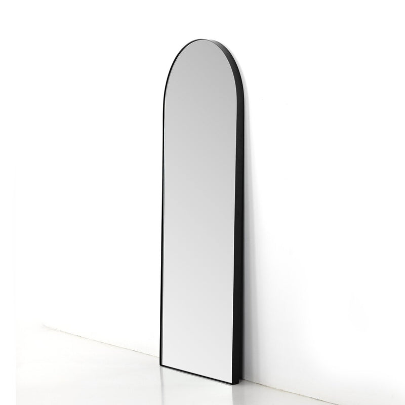 Georgina Floor Mirror - Iron Matte Black