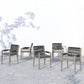 Sherwood Outdoor Dining Armchair, Weathered Grey - Faye Sand