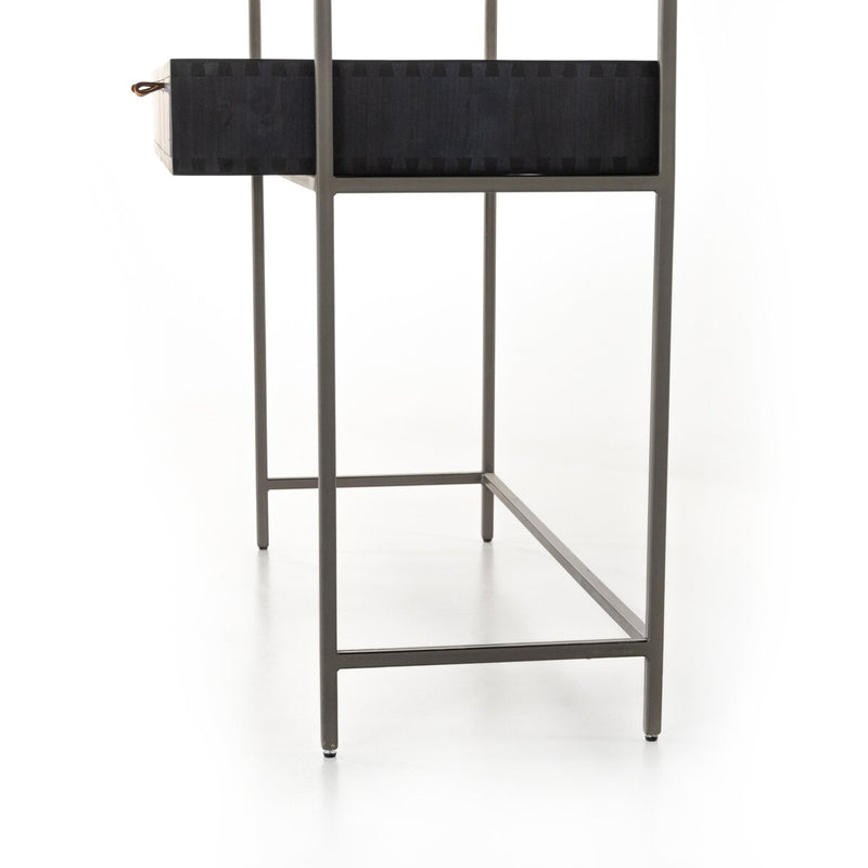 Trey Modular Wall Desk - Black Wash Poplar