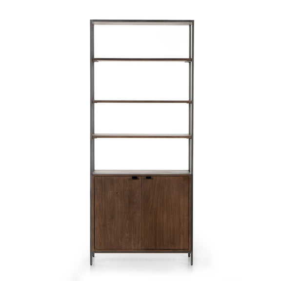 Trey Modular Wide Bookcase - Auburn Poplar