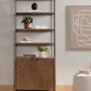 Trey Modular Wide Bookcase - Auburn Poplar