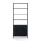 Trey Modular Wide Bookcase - Black Wash