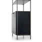 Trey Modular Wide Bookcase - Black Wash