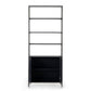 Trey Modular Wide Bookcase - Black Wash