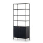 Trey Modular Wide Bookcase - Black Wash