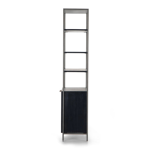 Trey Modular Wide Bookcase - Black Wash