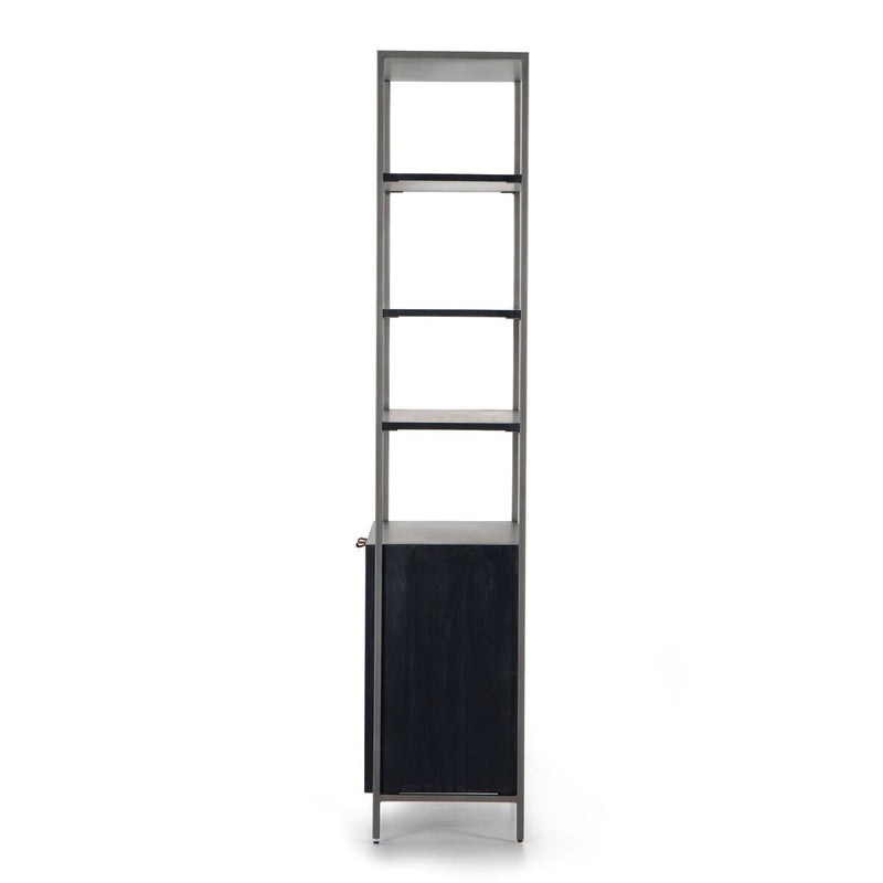 Trey Modular Wide Bookcase - Black Wash