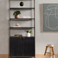 Trey Modular Wide Bookcase - Black Wash