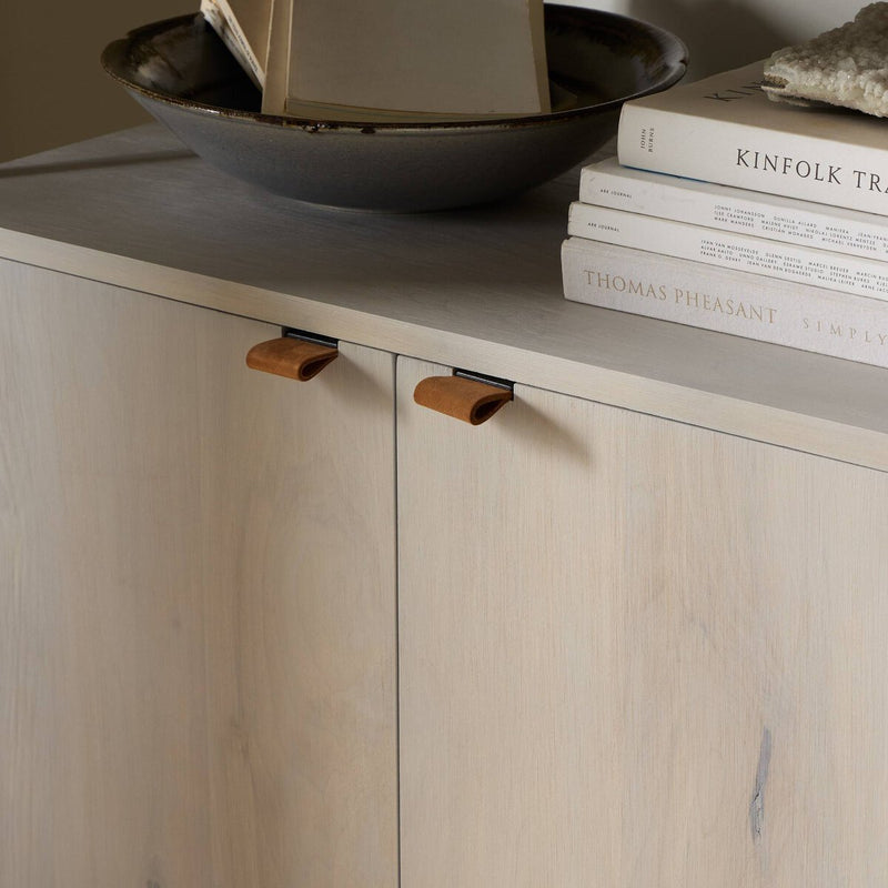 Trey Modular Wide Bookcase - Dove Poplar