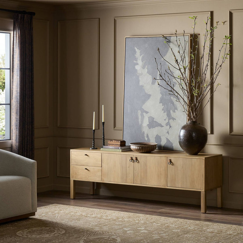 Isador Media Console - Dry Wash Poplar