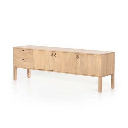 Isador Media Console - Dry Wash Poplar