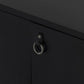 Isador Media Console - Black Wash Poplar