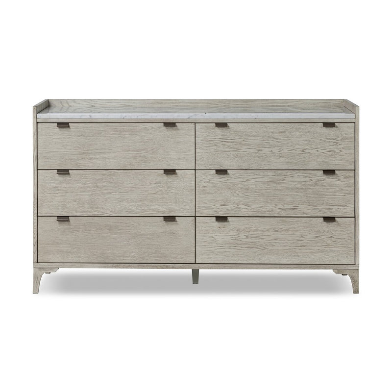 Viggo 6 Drawer Dresser - Vintage White Oak