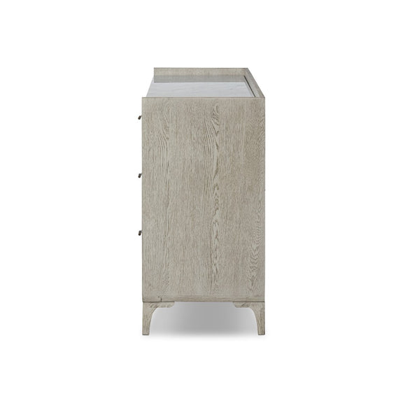 Viggo 6 Drawer Dresser - Vintage White Oak